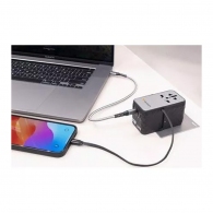 Адаптер USB Type-C - USB Type-A Verbatim GaN III Universal Travel 85W  VER_32127 thumbnav 3
