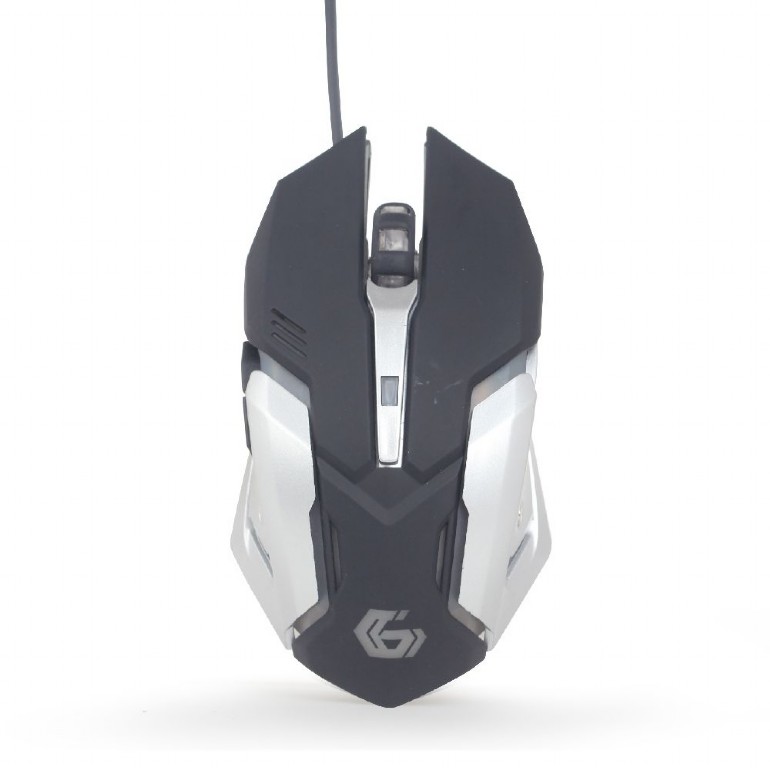Gembird MUSG-07, Gaming Optical Mouse, 3200 pi programmable gaming mouse, 6 buttons, 7-color breathing RGB light effect, USB photo 1