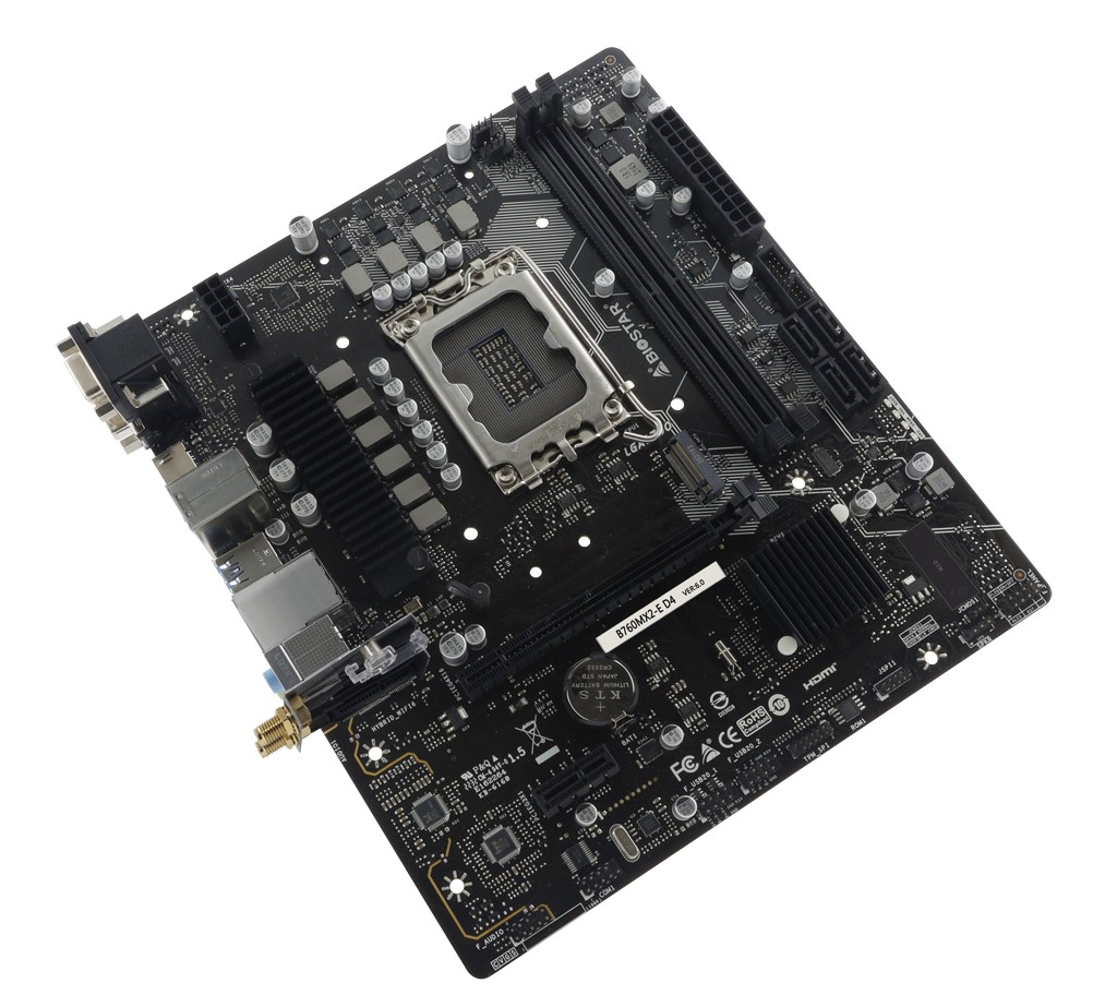 Placa de baza BIOSTAR B760MX2-E D4 / AM4 / B760 / DDR4 / mATX photo 3