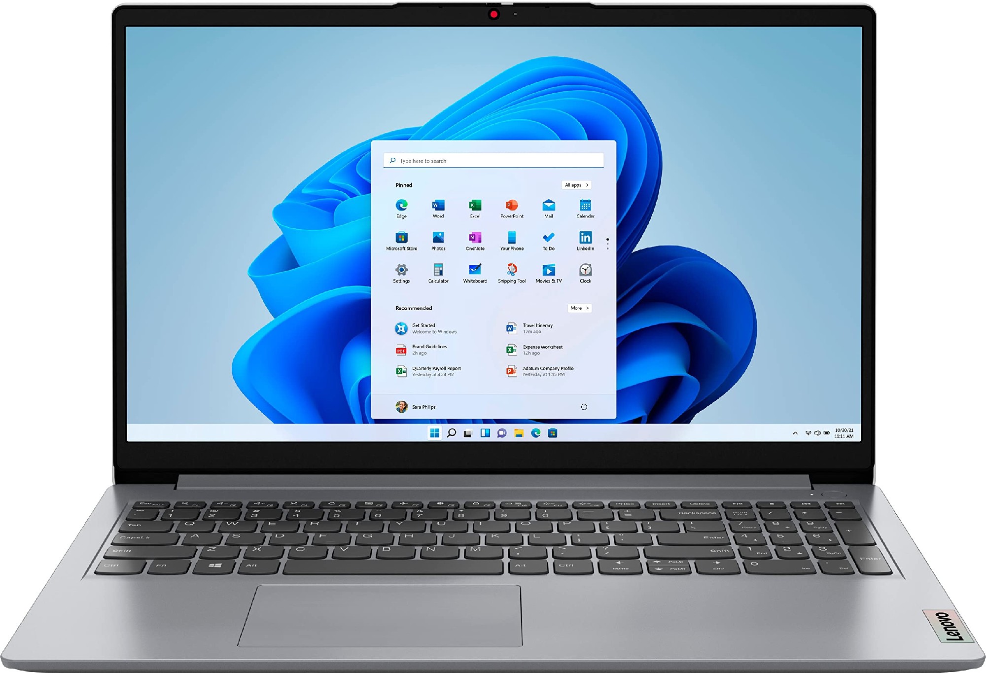 Ноутбук 15.6" Lenovo IdeaPad 1 15ALC7 / AMD Ryzen 5 5500U / 16GB / 512GB SSD / Cloud Grey photo 1