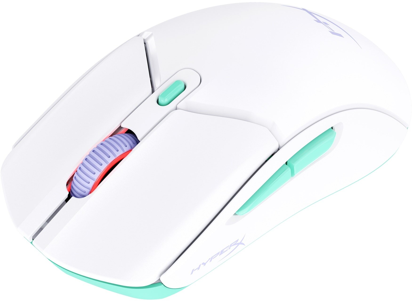 Mouse Gaming Wireless HYPERX Pulsefire Haste 2 Core, White [8R2E7AA] photo 3