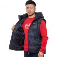 Vesta EA7 EMPORIO ARMANI REVERSIBLE VEST WITH HOOD thumbnav 5