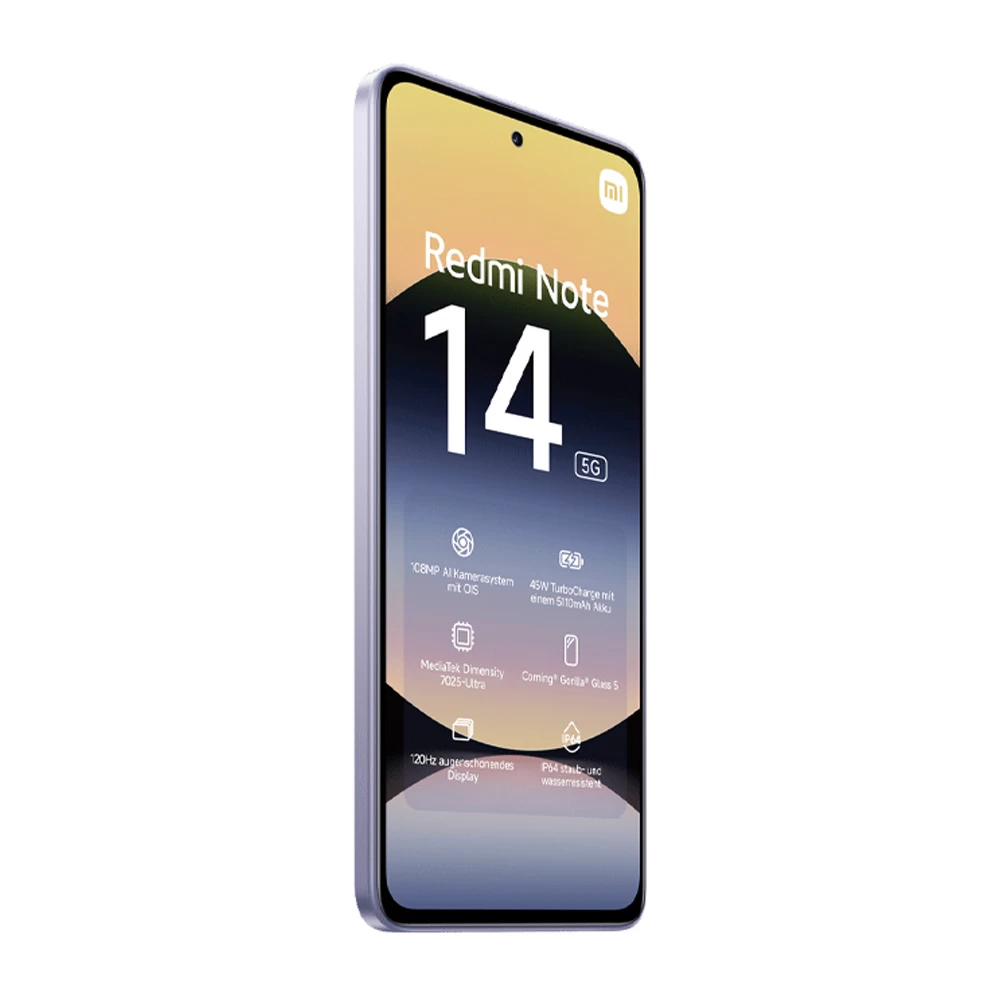 Smartphone Xiaomi Redmi Note 14 5G / 6.67'' / 6 GB / 128 GB / Lavender Purple photo 4