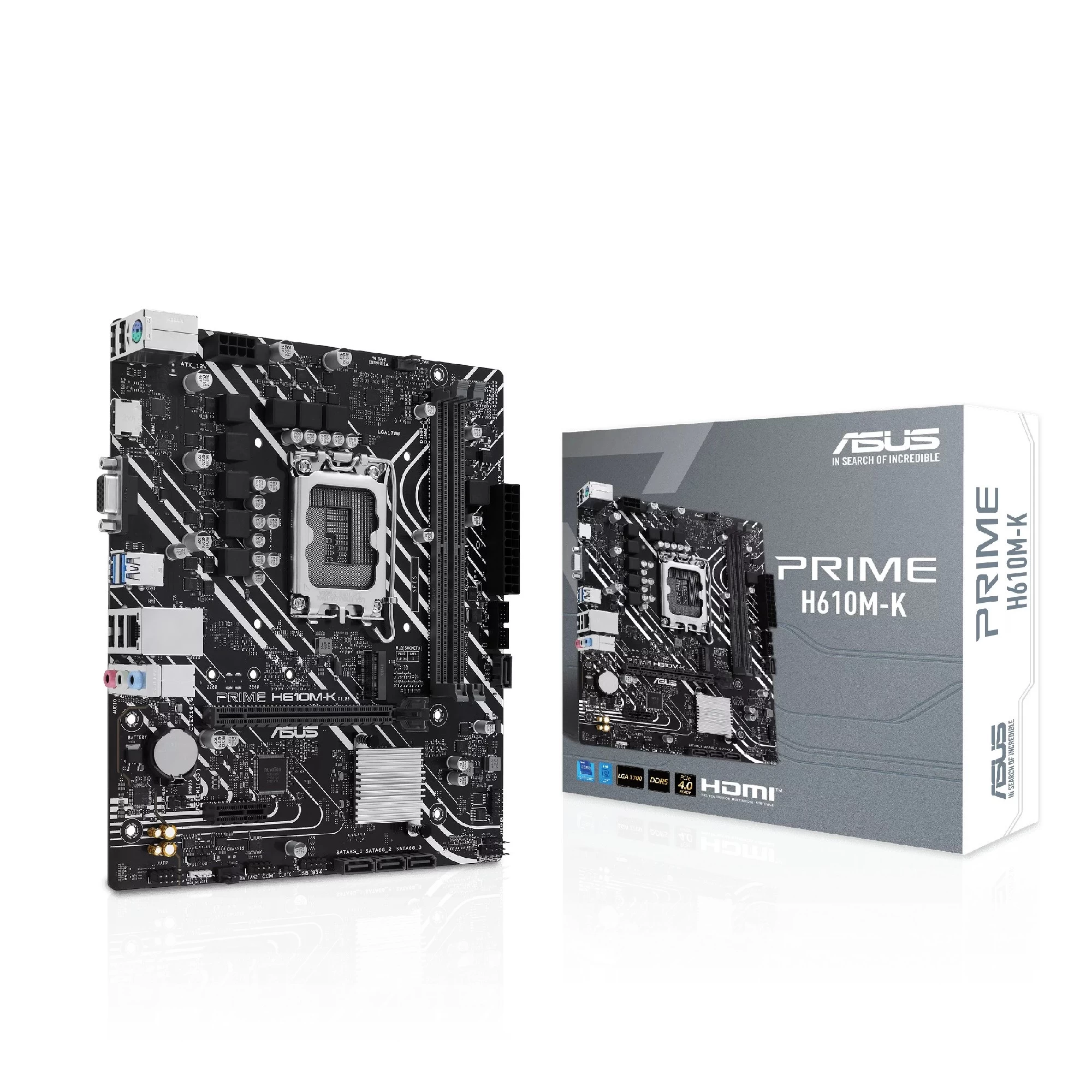 Материнская плата ASUS PRIME H610M-K / 1700 / H610 / DDR5 / mATX photo 1