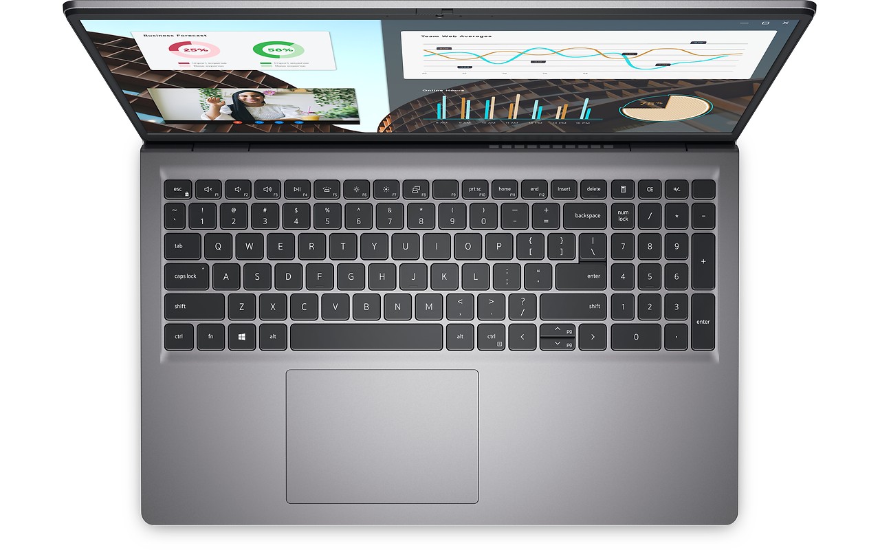 Laptop 15.6” Dell Vostro 15 3000 (3530) / 120Hz / Intel Core i7-1355U / 8GB / 512GB SSD / Titan Gray Aluminum photo 4