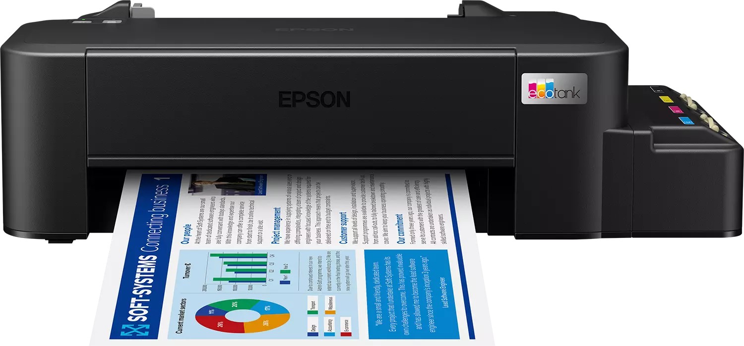 Принтер с СНПЧ Epson Eco Tank L121 / A4 / Black photo 1 Принтер с СНПЧ Epson Eco Tank L121 / A4 / Black photo 1