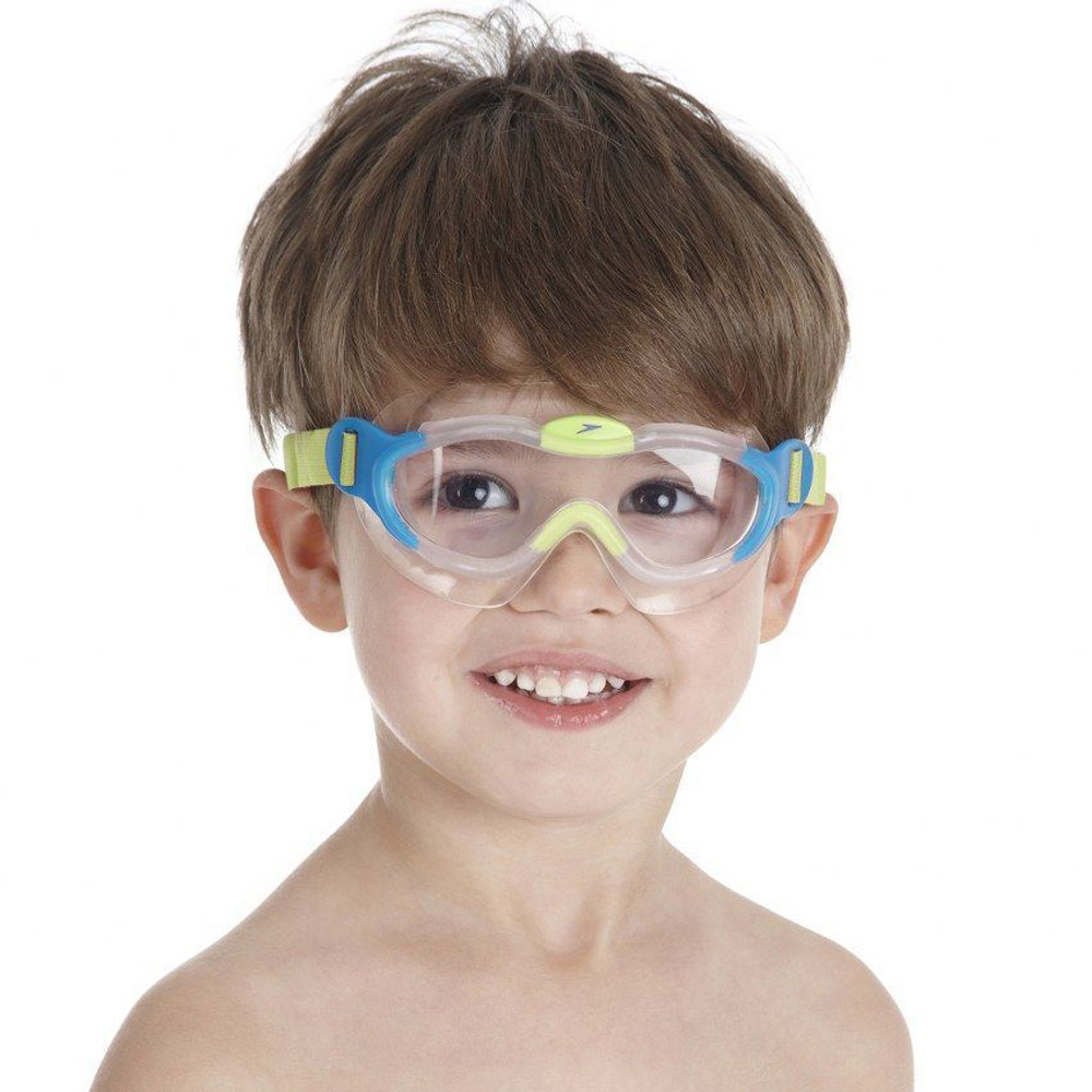 Masca Speedo SEA SQUAD MASK JU Albastru-verde photo 3
