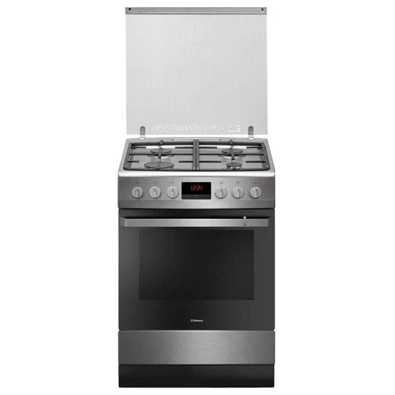 Газовая плита Hansa FCMI69229 / 4 конфорок / 60 см / Нержавеющая сталь photo 1