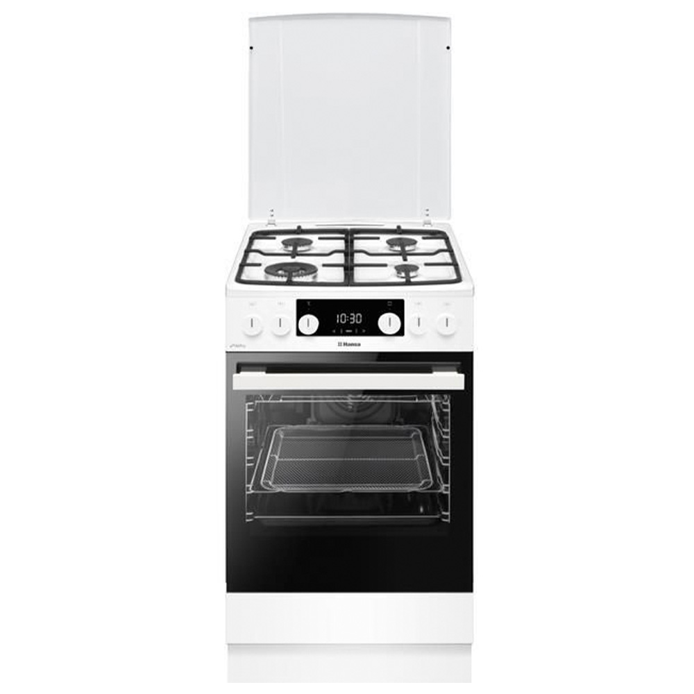 Aragaz pe gaz Hansa FCMW58329 / 4 arzatoare / 50 cm / Alb photo 1 Aragaz pe gaz Hansa FCMW58329 / 4 arzatoare / 50 cm / Alb photo 1