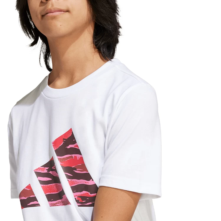Tricou Adidas J CAMO LOGO TEE / Femei / 176 / Alb photo 4