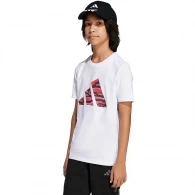 Tricou Adidas J CAMO LOGO TEE 