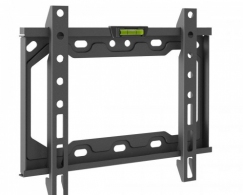 TV-Wall Mount for 23-42” - PureMounts ”BT200”, Tilted, up to 35kg, Tilt: 0/ -14°,  25mm wall distance, max.VESA 200x200, Steel black thumbnav 1