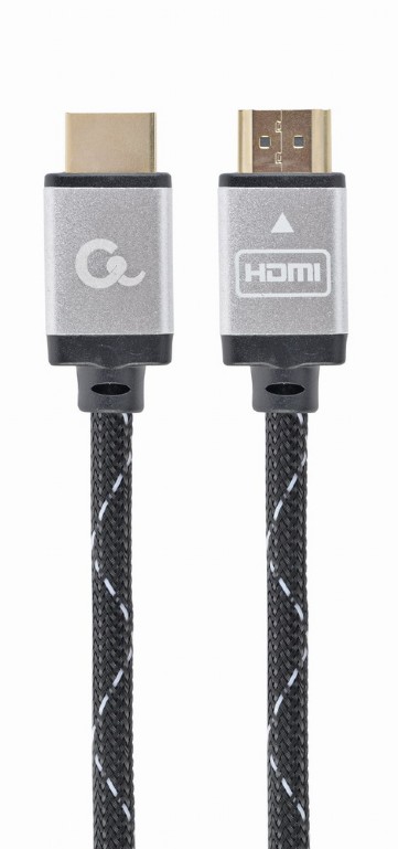 Cable HDMI  CCB-HDMIL-3M, 3m, male-male, Select Plus Series, High speed HDMI cable with Ethernet, Supports 4K UHD resolutions at 60 Hz, Durable nylon braiding and premium style connectors photo 1