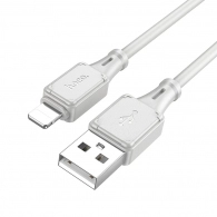 Кабель USB на  Lightning HOCO “X101 Assistant” / 1m / Silicone / up to 2.4A / Gray 