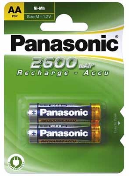 Acumulator Panasonic HHR3XRE/2B 2600 photo 1 Acumulator Panasonic HHR3XRE/2B 2600 photo 1