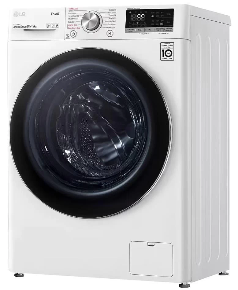 Стиральная машина с сушкой LG F2DV5S8S2E 8.5 кг /1200 об/мин /E /Белый photo 3