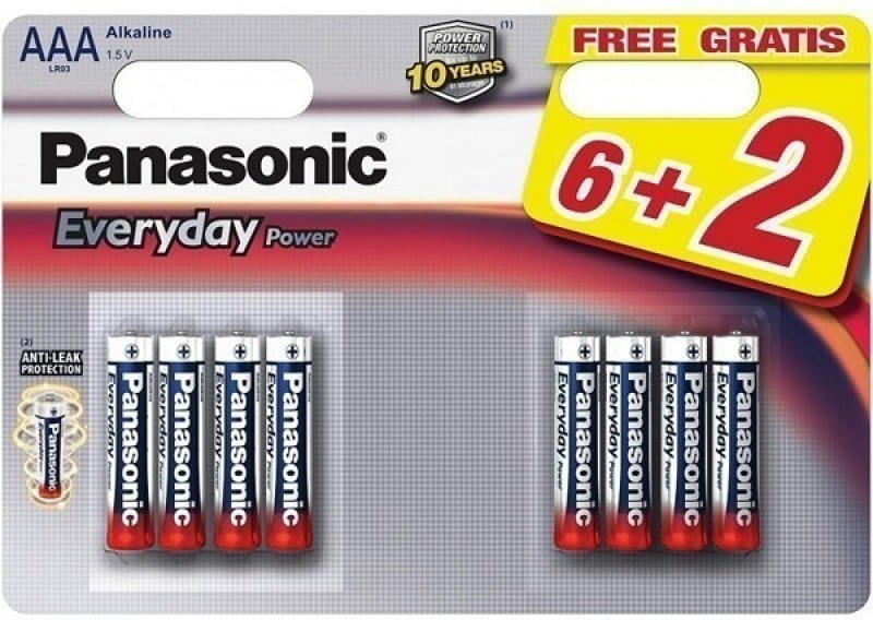 Baterie Panasonic LR03REE/8B2F Everyday Power photo 1 Baterie Panasonic LR03REE/8B2F Everyday Power photo 1