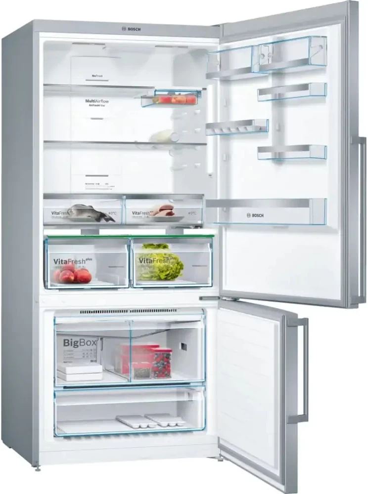 Frigider cu doua usi Bosch KGN86AI32U / 619 l / 186 cm / G / Inox photo 3