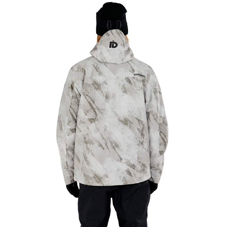 Куртка мужская Fundango Tilbury ECO Logo Anorak S Белый/Серый photo 2