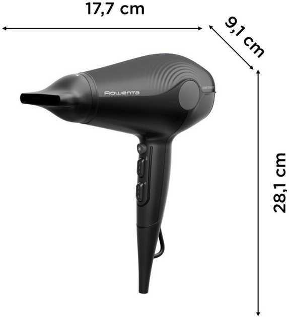 Uscator de par Rowenta CV6430 2100W Negru photo 4
