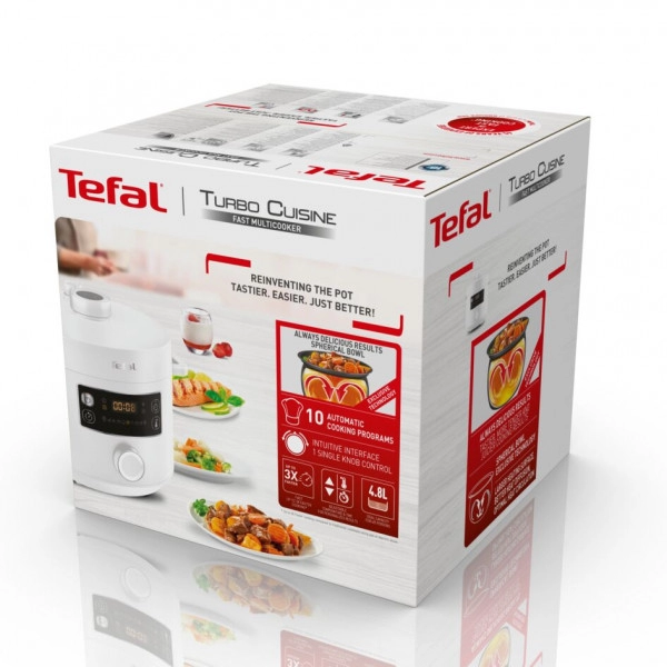 Multifierbator Tefal CY754130 / 5 l si mai mult / 1090 / 10 programe / Alb photo 3
