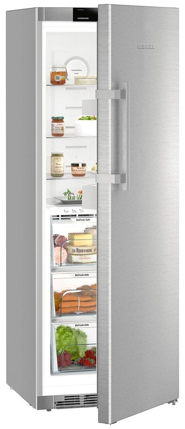 Frigider cu o usa Liebherr KBef3730 / 318 l / 165 cm / A++ / Inox photo 4