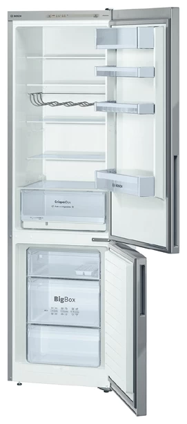 Холодильник двухдверный Bosch KGV39VI30 / 344 л / 201 см / A++ / Серый photo 2