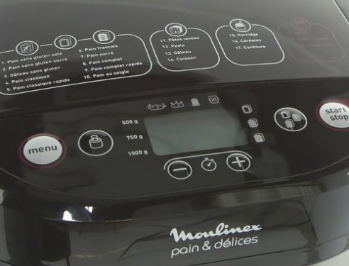 Хлебопечь Moulinex OW240E30, 500 гр, 650 Вт photo 6