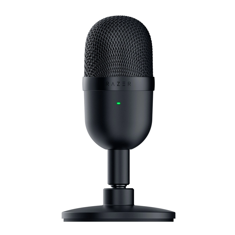 Razer Microphone Seiren Mini, Ultra-compact Streaming, Ultra-precise supercardioid pickup pattern, Professional Recording Quality, Black photo 1