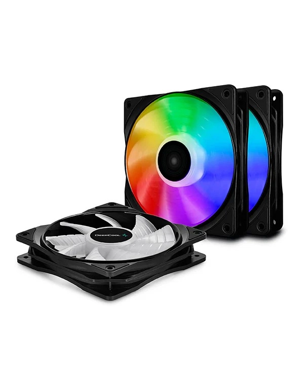 Cooler pentru carcase DEEPCOOL ”CF120-3IN1” / 3 x A-RGB LED 120mm / Black photo 1