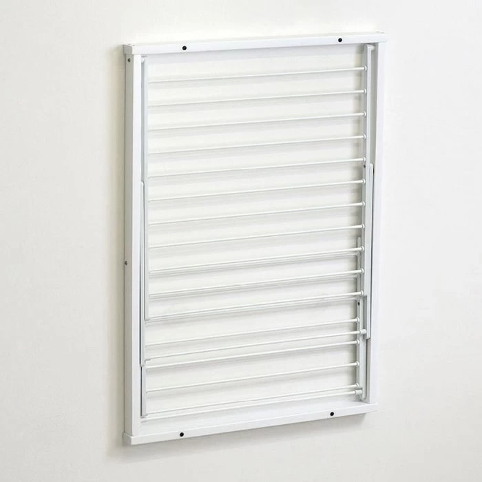 Uscator de perete cu aripa superioara larga Arredamenti Italia Kevin Lac alb photo 2