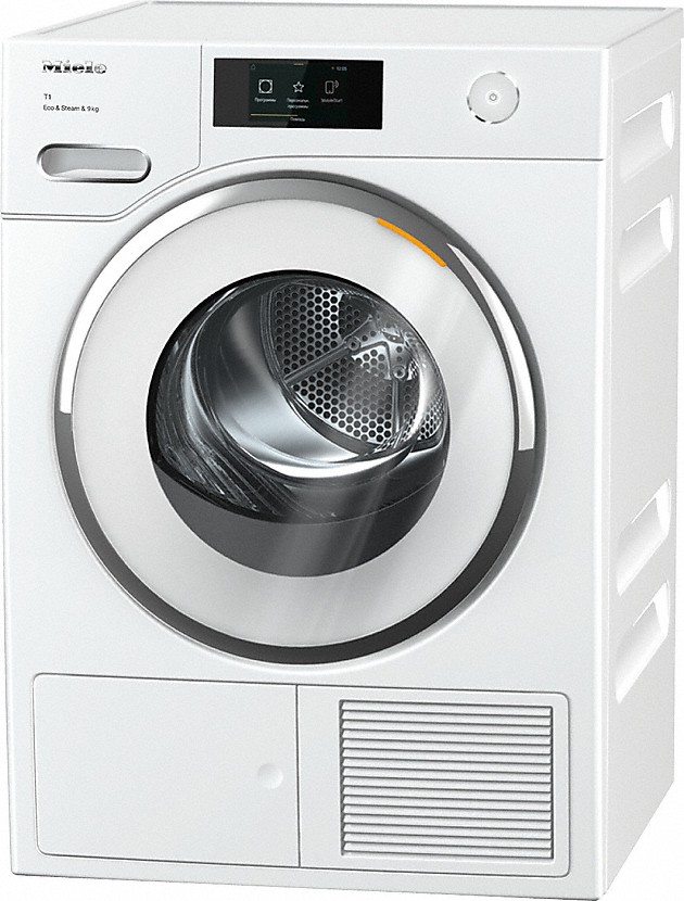 Mas. de uscat rufe cu pompa de caldura Miele TWR860WP / 9 kg / A+++ / Alb photo 1