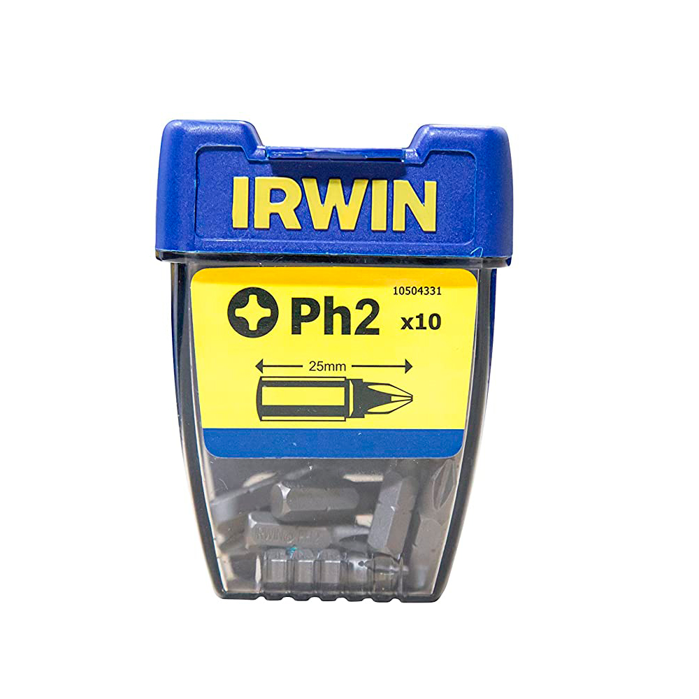 Набор бит Irwin 1/4"/25 mm Philips Ph2, 10504331 photo 2