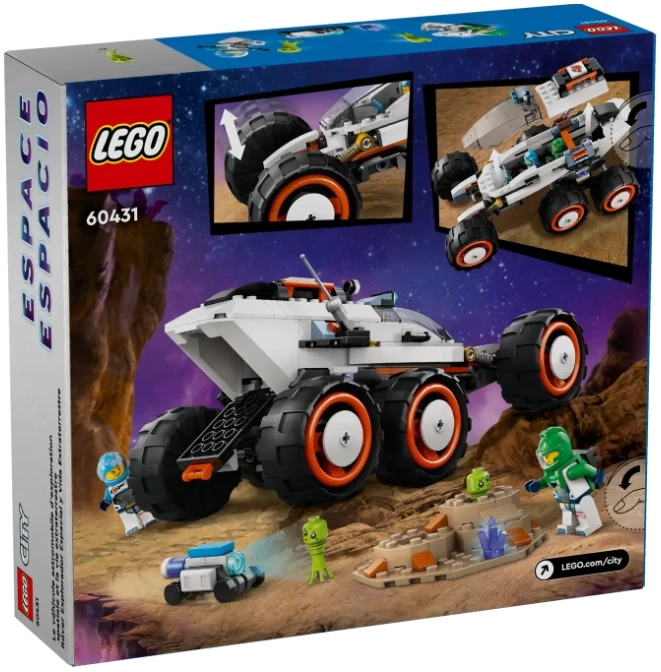 Constructor Lego City Space Explorer Rover and Alien Life 60431 de la 6+ ani photo 1