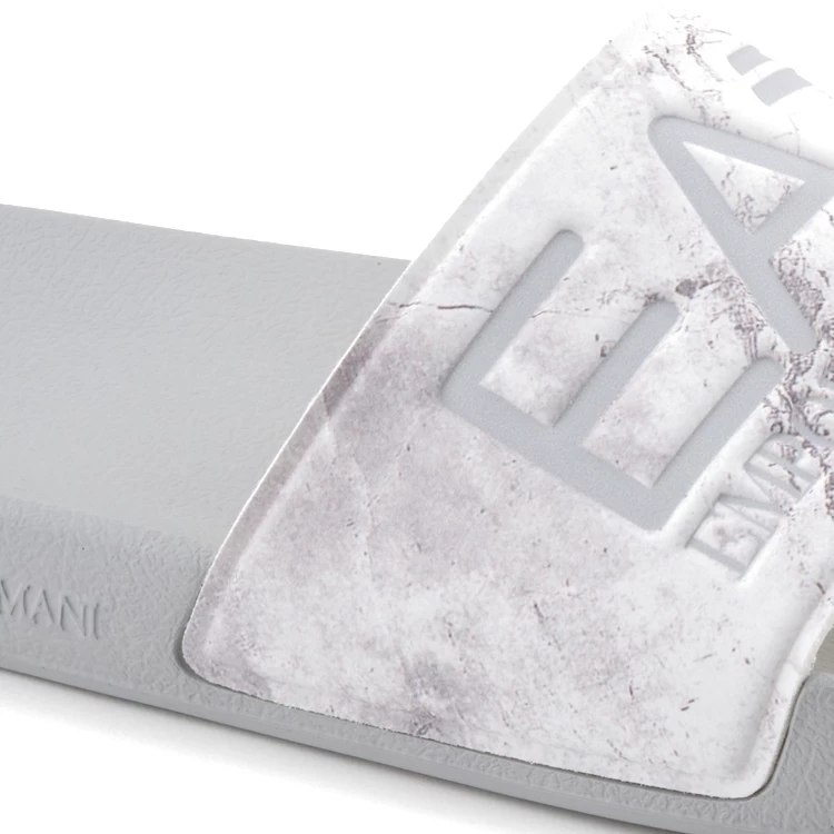 Slapi EA7 EMPORIO ARMANI SLIPPER pt Femei / 37 / Gri photo 5