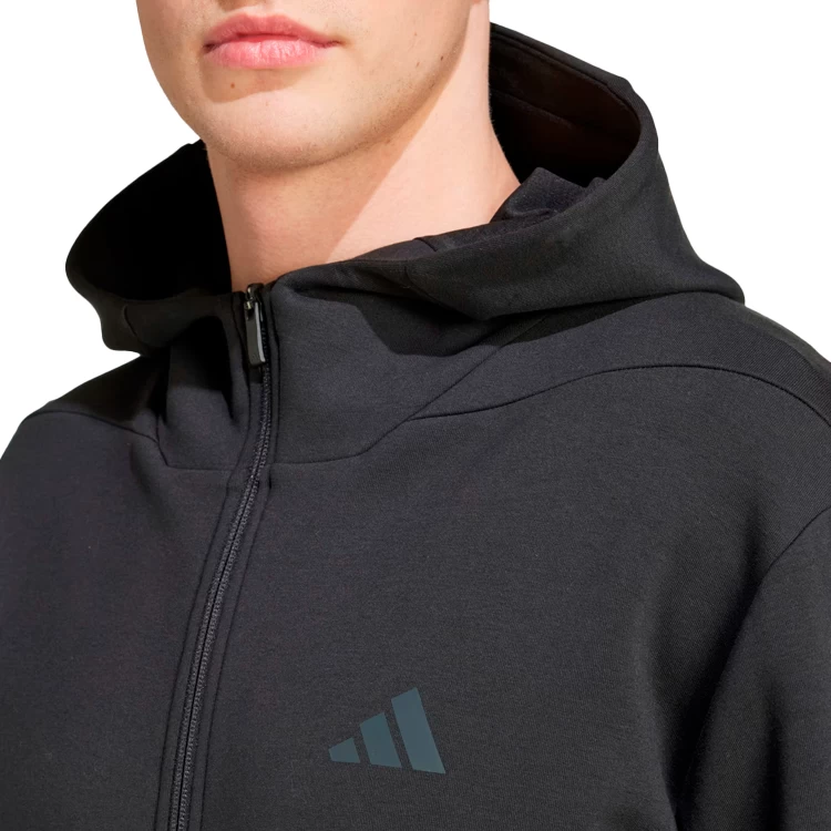 Мужская Толстовка Adidas D4T FULL-ZIP HO XL Черный photo 4