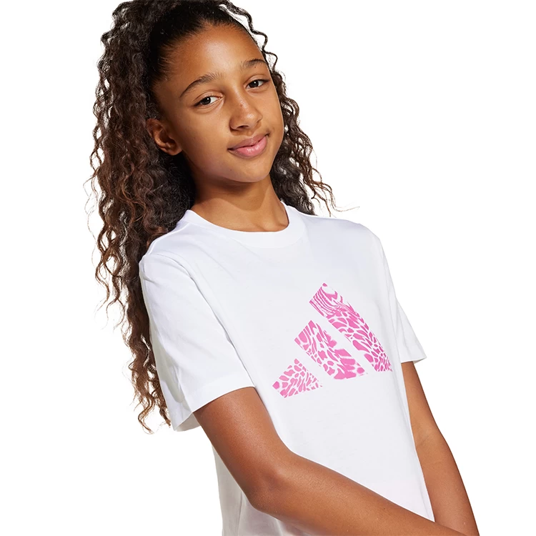 Tricou Adidas JG ANIMAL LOGO / Femei / 134 / Alb photo 5