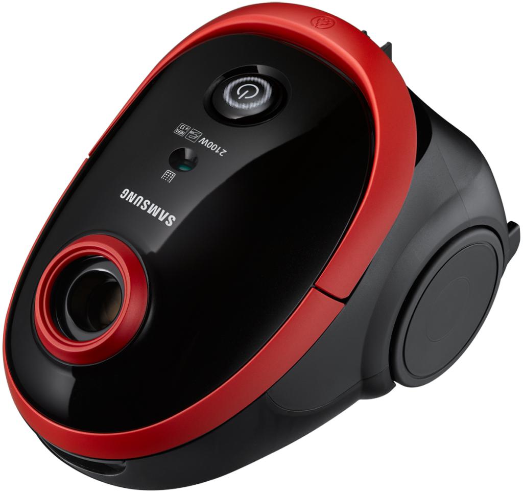 Aspirator cu sac Samsung VCC5491H31 / 2100W / Negru cu rosu photo 3