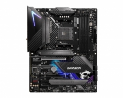 MSI MPG B550 GAMING CARBON WIFI, Socket AM4, AMD B550, Dual 4xDDR4-5100+, APU AMD iGPU, HDMI, DP, 2xPCIe4.0 X16, 6xSATA3, RAID, 2xM.2 Gen4.0 x4, 3xPCIe X1, ALC1220 HDA, S/PDIF, 2.5GbE, WiFi 6+BT, 5xUSB3.2 Gen1, 2xUSB3.2 Gen2(TypeA+C), RGB Mystic, ATX thumbnav 1