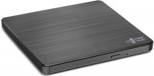 External DVDRW Drive LG GP60NB60, Portable Slim -14mm, Super-Multi DVDR+8x/-8x, RW+6x/-6x, DL+6x, CD-R/RW 24x, RAM 5x, USB2.0, Black, Retail 