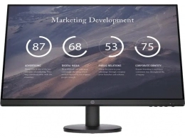 27.0" HP IPS LED P27v G4 Black (5ms, 1000:1, 300cd, 1920x1080, 178°/178°, VGA, HDMI, VESA) 