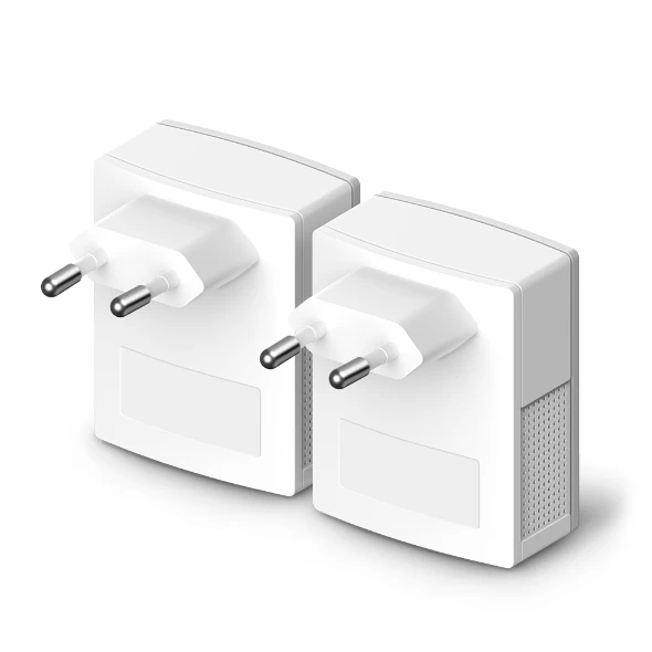 TP-LINK  TL-PA4010 Kit, AV500 Powerline Adapter Starter Kit, Compact Size, 500Mbps Powerline Datarate, 1 Lan Port, Power Socket, HomePlug AV, Green Powerline,  Plug and Play, Pair Button, Range 300 meters in house photo 2