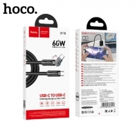 Кабель Type-C на Type-C HOCO “U118 Triumph” / 1.2m / Zinc alloy / 60W / up to 3A / Black thumbnav 3