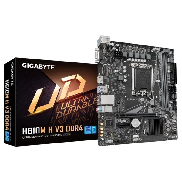 Paca de baza GIGABYTE H610M H V3 DDR4/ 1700/ H610/ DDR4/ mATX photo 1