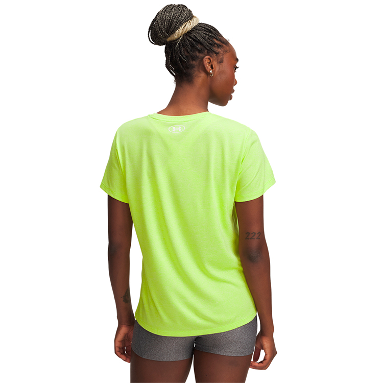 Tricou Under Armour Tech SSC - Twist L Galben Femei photo 2