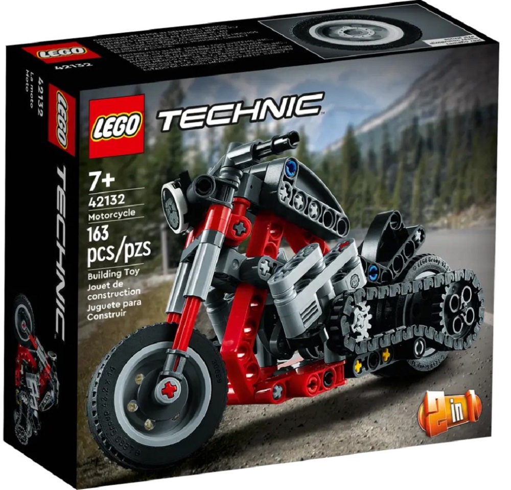 Constructor Lego Technic Motorcycle 42132 de la 7+ ani photo 1