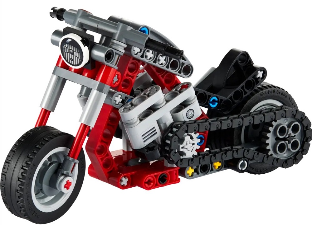 Constructor Lego Technic Motorcycle 42132 de la 7+ ani photo 2