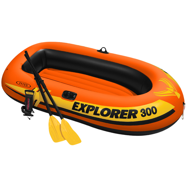 Barca gonflabila cu vasle si pompa INTEX EXPLORER 300 photo Barca gonflabila cu vasle si pompa INTEX EXPLORER 300 photo