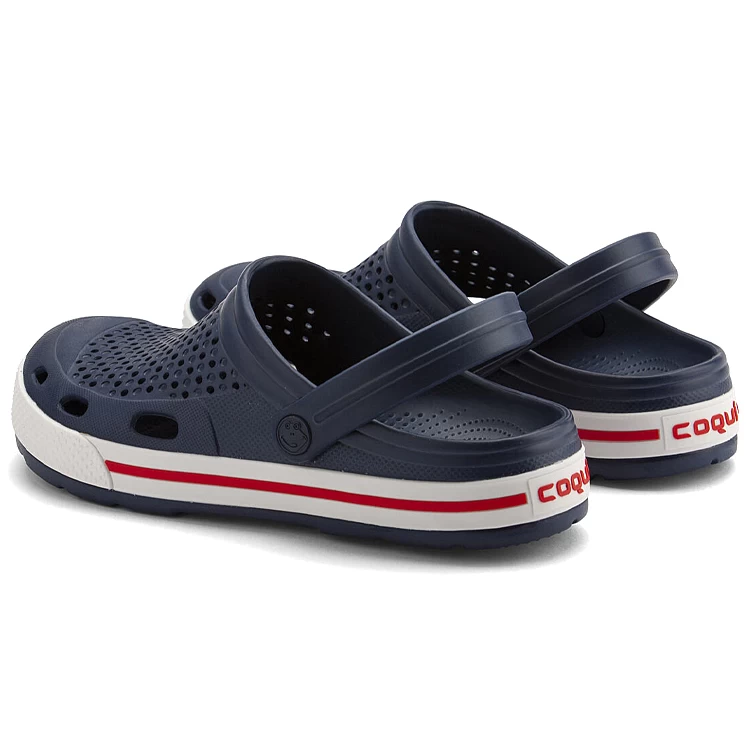 Slapi COQUI Clogs LINDO pt Barbati / 43 / Albastru-alb photo 4