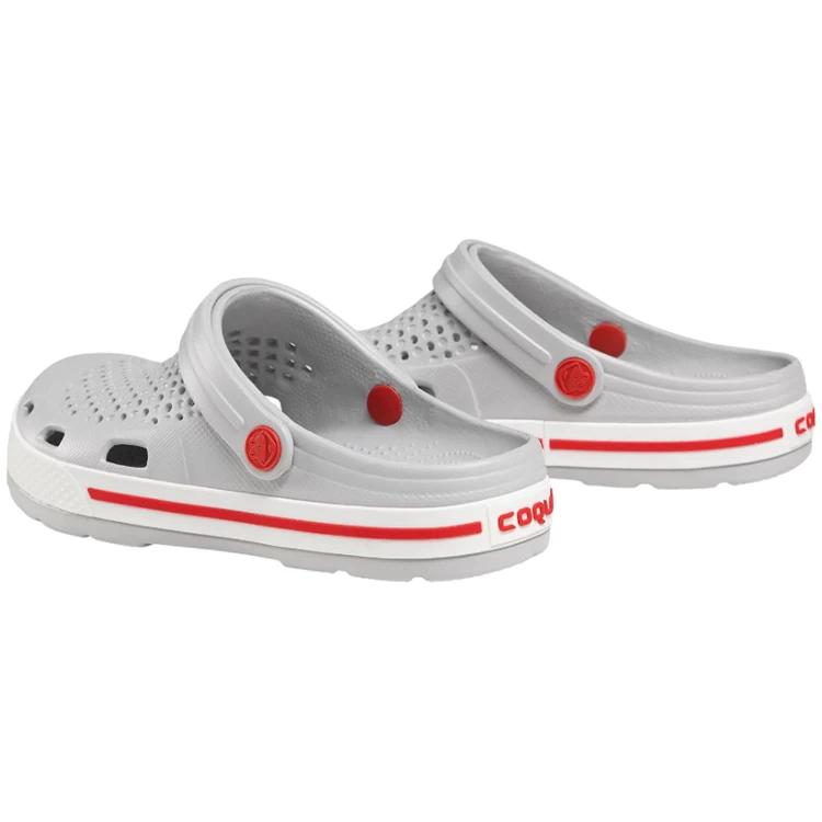 Slapi COQUI Clogs LINDO pt Femei / 40 / Gri-alb photo 4